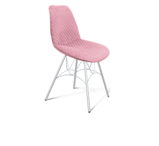 Обеденный стул SHT-ST29-С22 / SHT-S100 (розовый зефир/хром лак) в Элисте