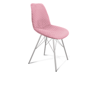 Обеденный стул SHT-ST29-С22 / SHT-S37 (розовый зефир/хром лак) в Элисте - предосмотр