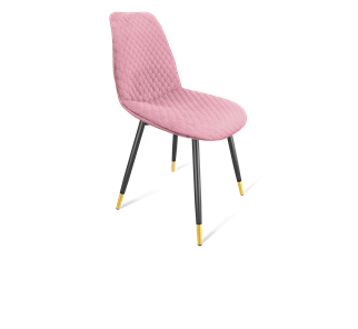 Обеденный стул SHT-ST29-С22 / SHT-S95-1 (розовый зефир/черный муар/золото) в Элисте - предосмотр