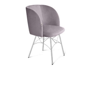 Обеденный стул SHT-ST33 / SHT-S107 (сиреневая орхидея/хром лак) в Элисте