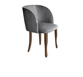 Обеденный стул SHT-ST33 / SHT-S122 (угольно-серый/темный орех/черный муар) в Элисте - предосмотр
