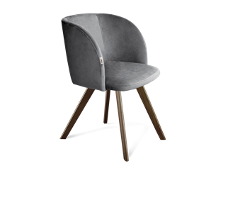 Обеденный стул SHT-ST33 / SHT-S39 (угольно-серый/темный орех) в Элисте