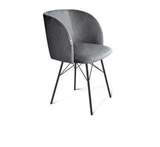 Обеденный стул SHT-ST33 / SHT-S64 (угольно-серый/черный муар) в Элисте - предосмотр