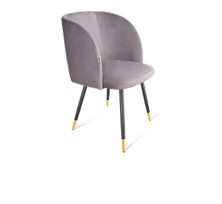 Обеденный стул SHT-ST33 / SHT-S95-1 (сиреневая орхидея/черный муар/золото) в Элисте