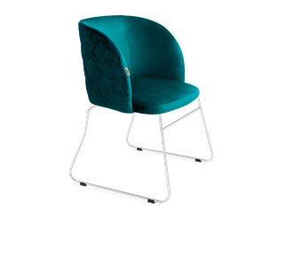 Обеденный стул SHT-ST33-1 / SHT-S167 (альпийский бирюзовый/хром лак) в Элисте