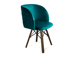 Обеденный стул SHT-ST33-1 / SHT-S70 (альпийский бирюзовый/темный орех/черный муар) в Элисте - предосмотр