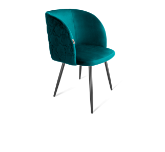 Обеденный стул SHT-ST33-1 / SHT-S95-1 (альпийский бирюзовый/черный муар) в Элисте - предосмотр