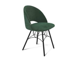 Обеденный стул SHT-ST34 / SHT-S100 (лиственно-зеленый/черный муар) в Элисте