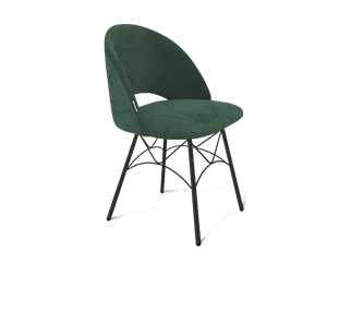 Обеденный стул SHT-ST34 / SHT-S107 (лиственно-зеленый/черный муар) в Элисте