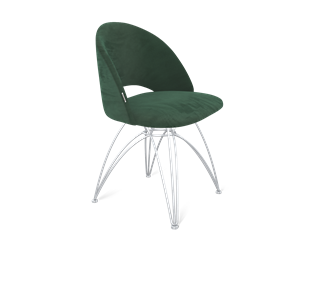 Обеденный стул SHT-ST34 / SHT-S112 (лиственно-зеленый/хром лак) в Элисте