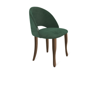 Обеденный стул SHT-ST34 / SHT-S122 (лиственно-зеленый/темный орех/черный муар) в Элисте