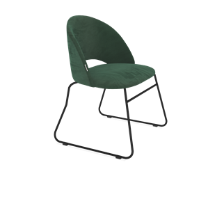 Обеденный стул SHT-ST34 / SHT-S167 (лиственно-зеленый/черный муар) в Элисте