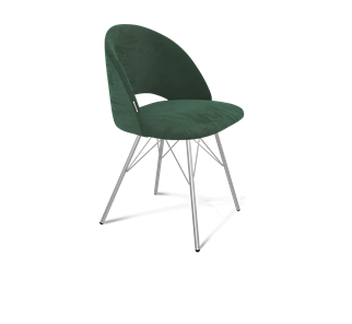 Обеденный стул SHT-ST34 / SHT-S37 (лиственно-зеленый/хром лак) в Элисте