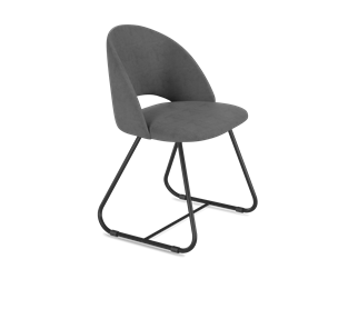 Обеденный стул SHT-ST34 / SHT-S38 (платиново-серый/черный муар) в Элисте - предосмотр