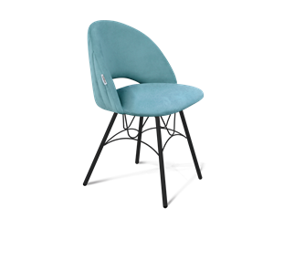 Обеденный стул SHT-ST34-1 / SHT-S100 (голубая пастель/черный муар) в Элисте