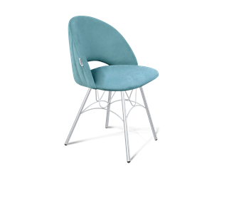 Обеденный стул SHT-ST34-1 / SHT-S100 (голубая пастель/хром лак) в Элисте