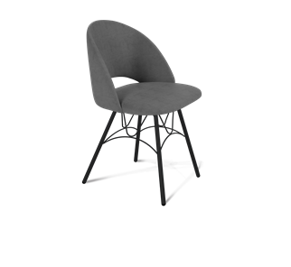 Обеденный стул SHT-ST34 / SHT-S100 (платиново-серый/черный муар) в Элисте