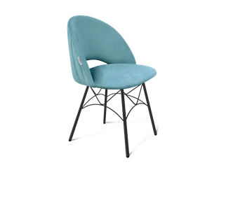 Обеденный стул SHT-ST34-1 / SHT-S107 (голубая пастель/черный муар) в Элисте