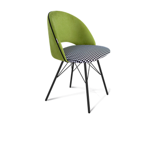 Обеденный стул SHT-ST34-3 / SHT-S37 (оливковый/гусиная лапка/черный муар) в Элисте