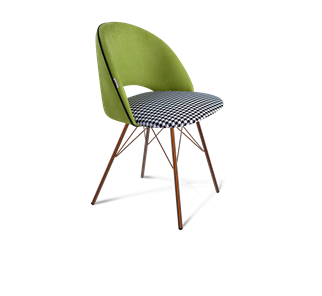 Обеденный стул SHT-ST34-3 / SHT-S37 (оливковый/гусиная лапка/медный металлик) в Элисте