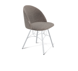 Обеденный стул SHT-ST35 / SHT-S100 (тростниковый сахар/хром лак) в Элисте