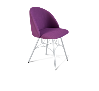 Обеденный стул SHT-ST35 / SHT-S100 (ягодное варенье/хром лак) в Элисте