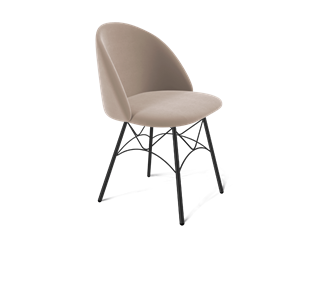 Обеденный стул SHT-ST35 / SHT-S107 (латте/черный муар) в Элисте