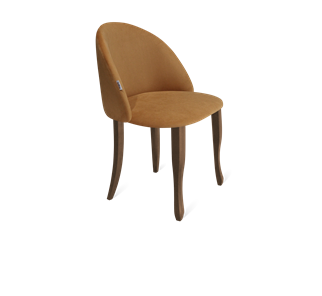 Обеденный стул SHT-ST35 / SHT-S122 (горчичный/темный орех/черный муар) в Элисте
