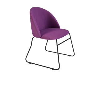 Обеденный стул SHT-ST35 / SHT-S167 (ягодное варенье/черный муар) в Элисте