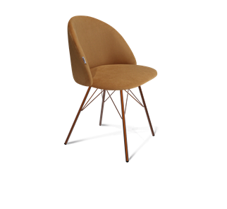 Обеденный стул SHT-ST35 / SHT-S37 (горчичный/медный металлик) в Элисте - предосмотр