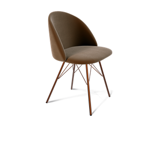 Обеденный стул SHT-ST35 / SHT-S37 (кофейный ликер/медный металлик) в Элисте