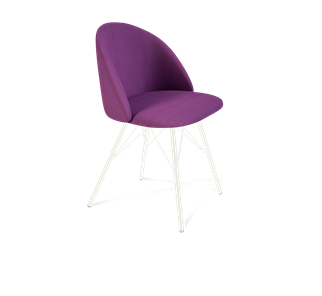 Обеденный стул SHT-ST35 / SHT-S37 (ягодное варенье/белый муар) в Элисте