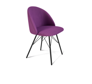 Обеденный стул SHT-ST35 / SHT-S37 (ягодное варенье/черный муар) в Элисте