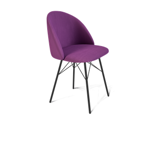 Обеденный стул SHT-ST35 / SHT-S64 (ягодное варенье/черный муар) в Элисте