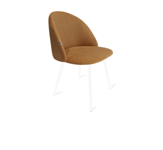 Обеденный стул SHT-ST35 / SHT-S95-1 (горчичный/белый муар) в Элисте