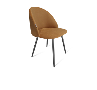 Обеденный стул SHT-ST35 / SHT-S95-1 (горчичный/черный муар) в Элисте