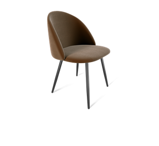 Обеденный стул SHT-ST35 / SHT-S95-1 (кофейный ликер/черный муар) в Элисте