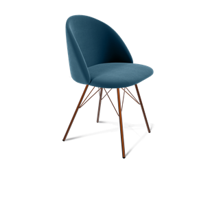 Обеденный стул SHT-ST35 / SHT-S37 (тихий океан/медный металлик) в Элисте