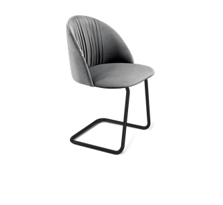 Обеденный стул SHT-ST35-1 / SHT-S45-1 (угольно-серый/черный муар) в Элисте