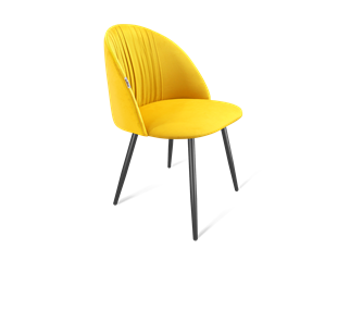 Обеденный стул SHT-ST35-1 / SHT-S95-1 (имперский жёлтый/черный муар) в Элисте