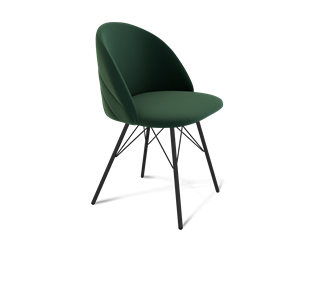 Обеденный стул SHT-ST35-2 / SHT-S37 (лиственно-зеленый/черный муар) в Элисте - предосмотр