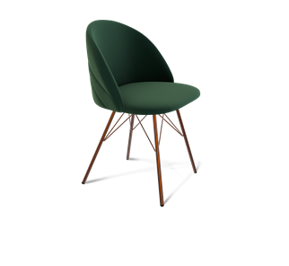 Обеденный стул SHT-ST35-2 / SHT-S37 (лиственно-зеленый/медный металлик) в Элисте - предосмотр