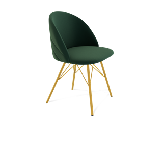 Обеденный стул SHT-ST35-2 / SHT-S37 (лиственно-зеленый/золото) в Элисте