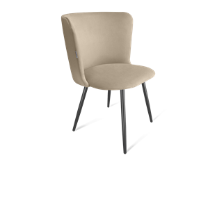 Обеденный стул SHT-ST36 / SHT-S95-1 (ванильный крем/черный муар) в Элисте