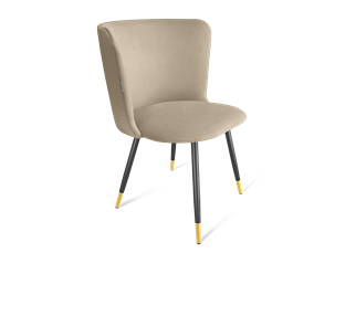 Обеденный стул SHT-ST36 / SHT-S95-1 (ванильный крем/черный муар/золото) в Элисте