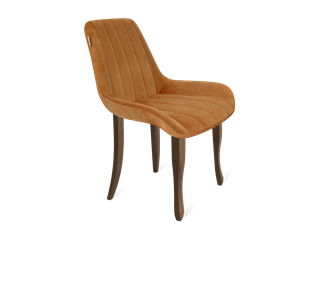 Обеденный стул SHT-ST37 / SHT-S122 (горчичный/темный орех/черный муар) в Элисте