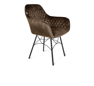 Обеденный стул SHT-ST38 / SHT-S107 (кофейный трюфель/черный муар) в Элисте