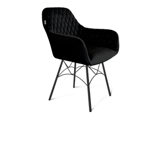 Обеденный стул SHT-ST38 / SHT-S107 (ночное затмение/черный муар) в Элисте - предосмотр