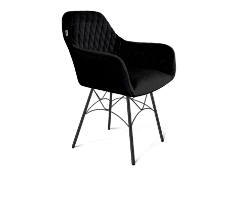 Обеденный стул SHT-ST38 / SHT-S107 (ночное затмение/черный муар) в Элисте - изображение