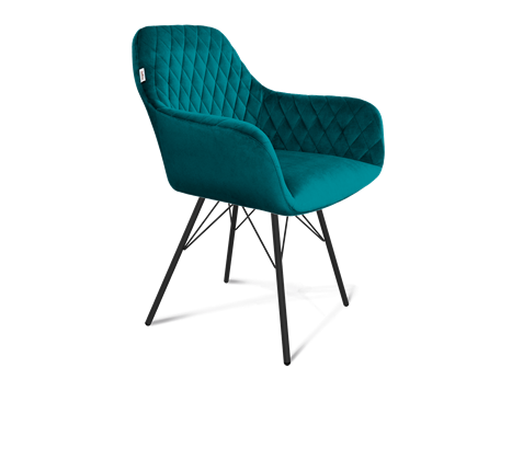 Обеденный стул SHT-ST38 / SHT-S37 (альпийский бирюзовый/черный муар) в Элисте - изображение